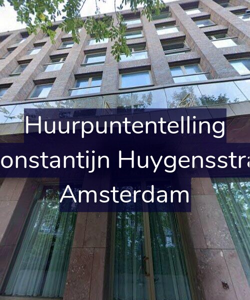 Foto gevel Huurpuntentelling voor Eerste Constantijn Huygensstraat 26-E, Amsterdam