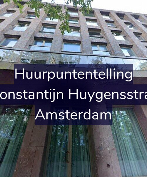 Foto gevel Huurpuntentelling voor Eerste Constantijn Huygensstraat 30-G, Amsterdam