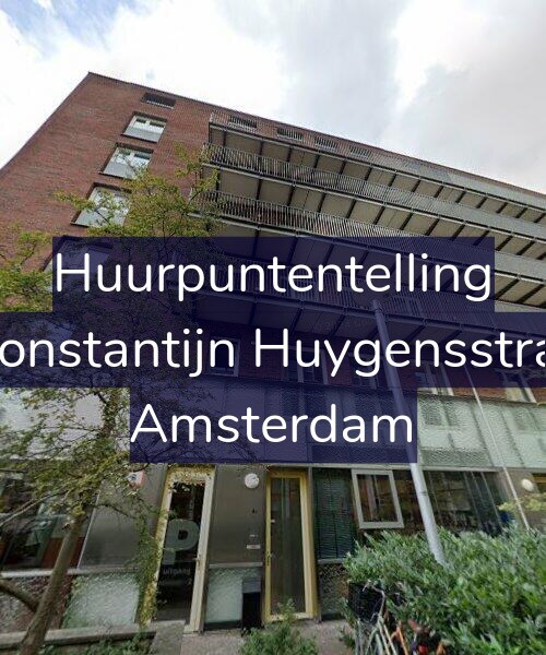 Foto gevel Huurpuntentelling voor Eerste Constantijn Huygensstraat 50-D, Amsterdam
