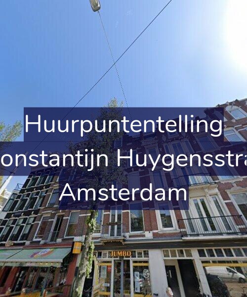 Foto gevel Huurpuntentelling voor Eerste Constantijn Huygensstraat 49-3, Amsterdam