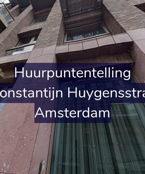 Foto gevel Huurpuntentelling voor Eerste Constantijn Huygensstraat 28-A, Amsterdam