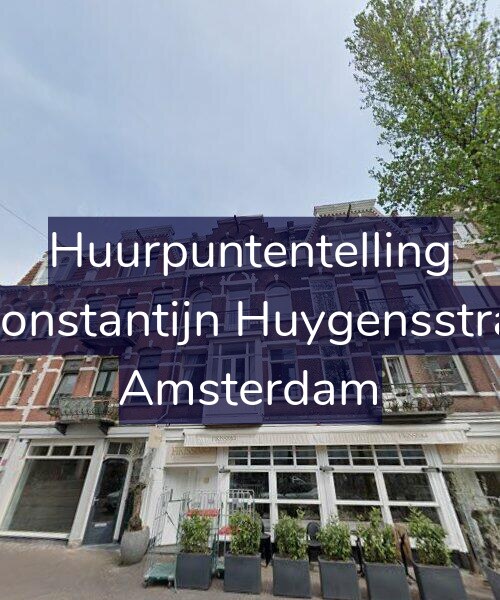 Foto gevel Huurpuntentelling voor Eerste Constantijn Huygensstraat 35-1, Amsterdam