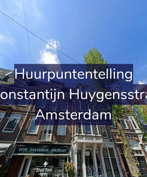 Foto gevel Huurpuntentelling voor Eerste Constantijn Huygensstraat 70-2, Amsterdam