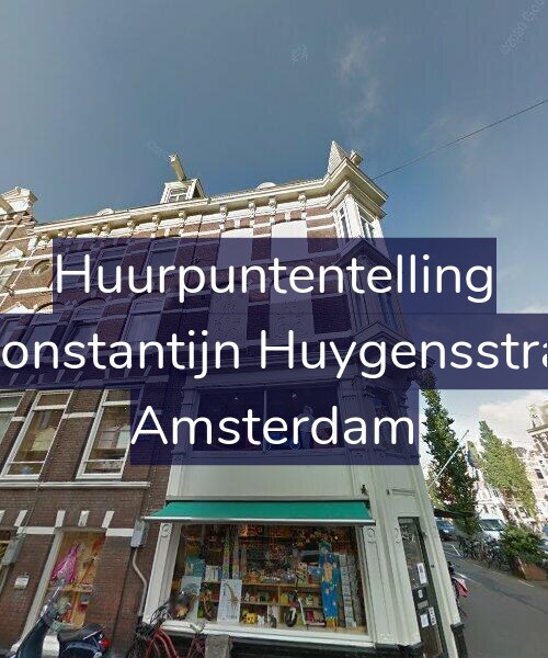 Foto gevel Huurpuntentelling voor Eerste Constantijn Huygensstraat 80-2, Amsterdam