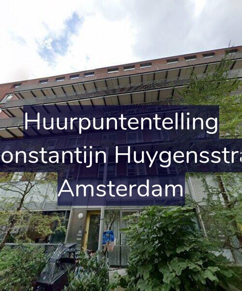 Foto gevel Huurpuntentelling voor Eerste Constantijn Huygensstraat 52-F, Amsterdam