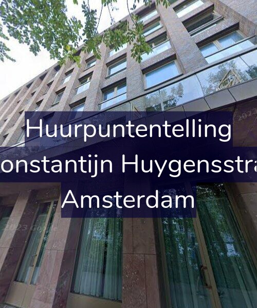 Foto gevel Huurpuntentelling voor Eerste Constantijn Huygensstraat 22-E, Amsterdam