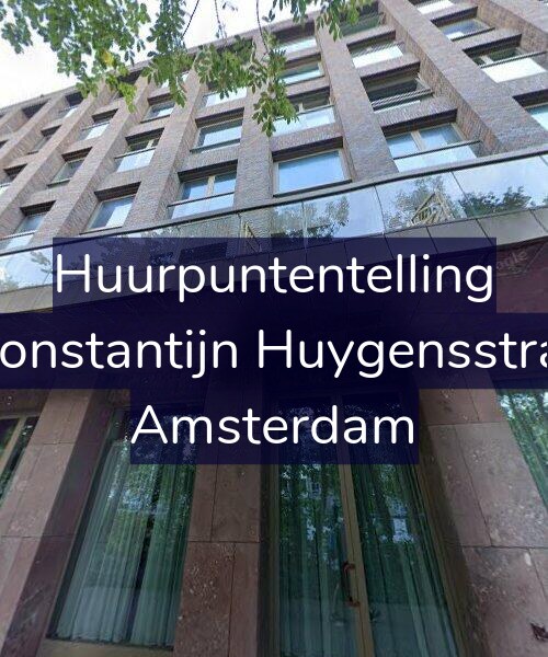 Foto gevel Huurpuntentelling voor Eerste Constantijn Huygensstraat 26-B, Amsterdam