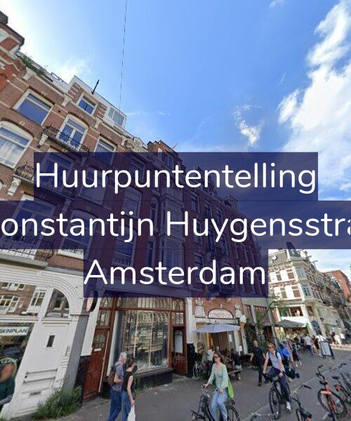 Foto gevel Huurpuntentelling voor Eerste Constantijn Huygensstraat 84-1, Amsterdam