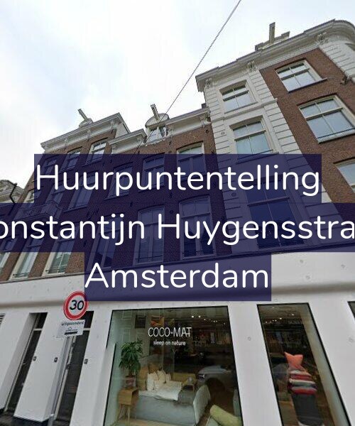 Foto gevel Huurpuntentelling voor Eerste Constantijn Huygensstraat 104-3, Amsterdam
