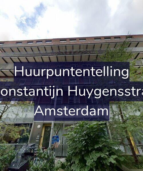 Foto gevel Huurpuntentelling voor Eerste Constantijn Huygensstraat 54-F, Amsterdam
