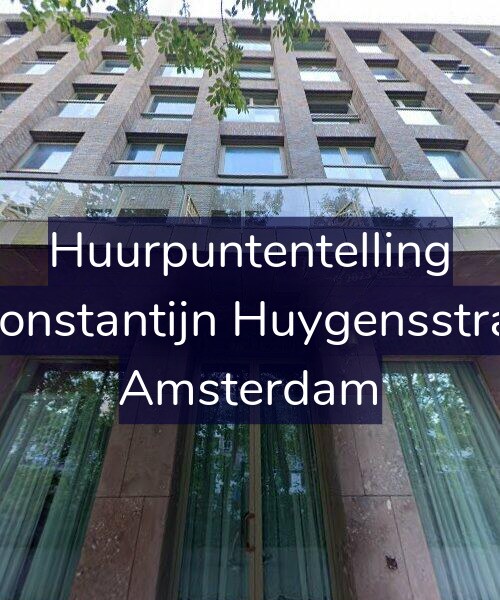Foto gevel Huurpuntentelling voor Eerste Constantijn Huygensstraat 26-A, Amsterdam
