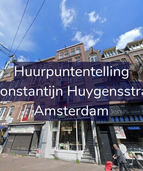 Foto gevel Huurpuntentelling voor Eerste Constantijn Huygensstraat 69-1, Amsterdam