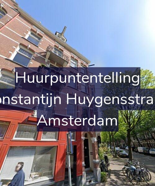 Foto gevel Huurpuntentelling voor Eerste Constantijn Huygensstraat 13-AH, Amsterdam