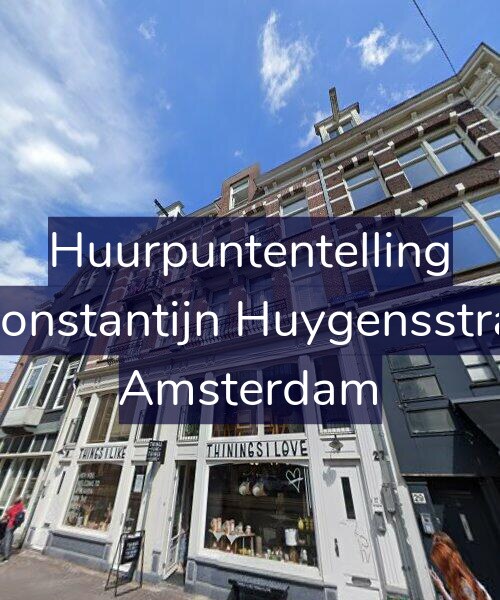 Foto gevel Huurpuntentelling voor Eerste Constantijn Huygensstraat 27-1, Amsterdam