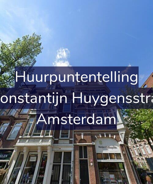 Foto gevel Huurpuntentelling voor Eerste Constantijn Huygensstraat 68-2, Amsterdam