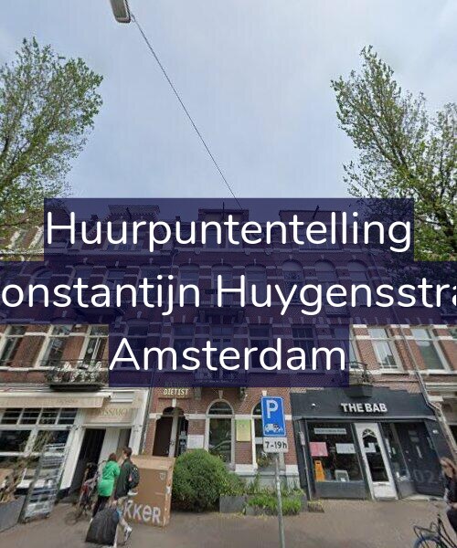 Foto gevel Huurpuntentelling voor Eerste Constantijn Huygensstraat 39-1, Amsterdam
