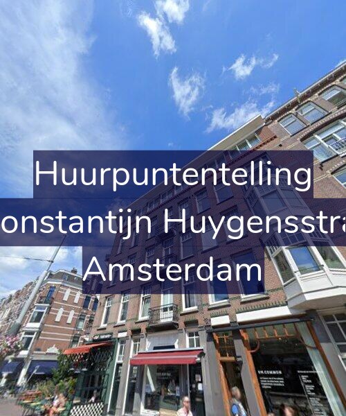 Foto gevel Huurpuntentelling voor Eerste Constantijn Huygensstraat 61-3, Amsterdam