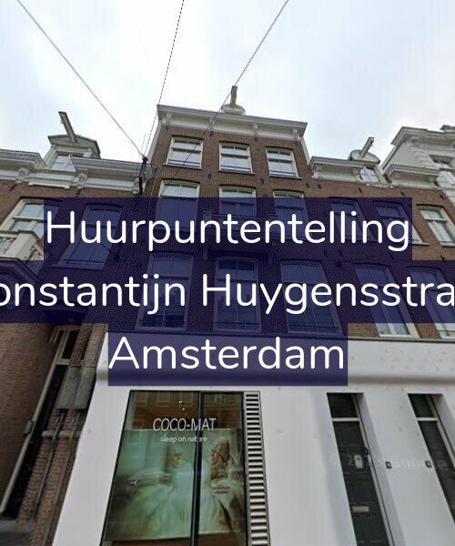 Foto gevel Huurpuntentelling voor Eerste Constantijn Huygensstraat 106-1, Amsterdam