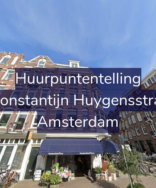 Foto gevel Huurpuntentelling voor Eerste Constantijn Huygensstraat 57-4, Amsterdam