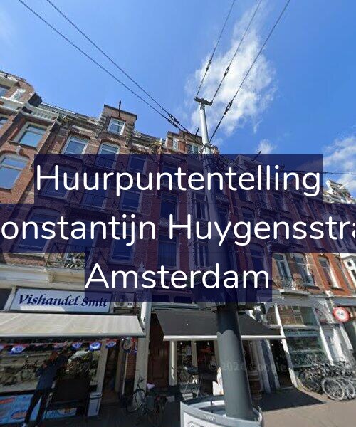 Foto gevel Huurpuntentelling voor Eerste Constantijn Huygensstraat 90-1, Amsterdam