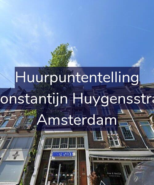 Foto gevel Huurpuntentelling voor Eerste Constantijn Huygensstraat 76-2, Amsterdam