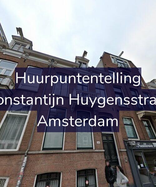 Foto gevel Huurpuntentelling voor Eerste Constantijn Huygensstraat 114-1, Amsterdam