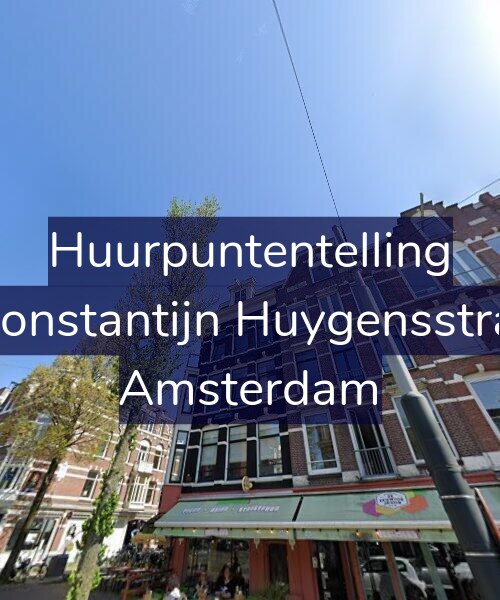 Foto gevel Huurpuntentelling voor Eerste Constantijn Huygensstraat 45-2, Amsterdam