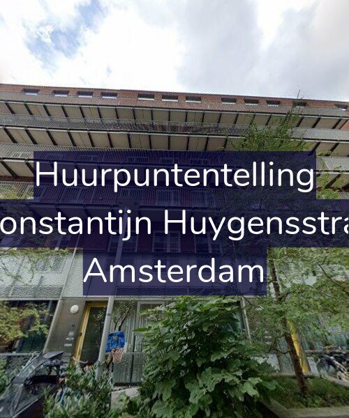 Foto gevel Huurpuntentelling voor Eerste Constantijn Huygensstraat 54-B, Amsterdam