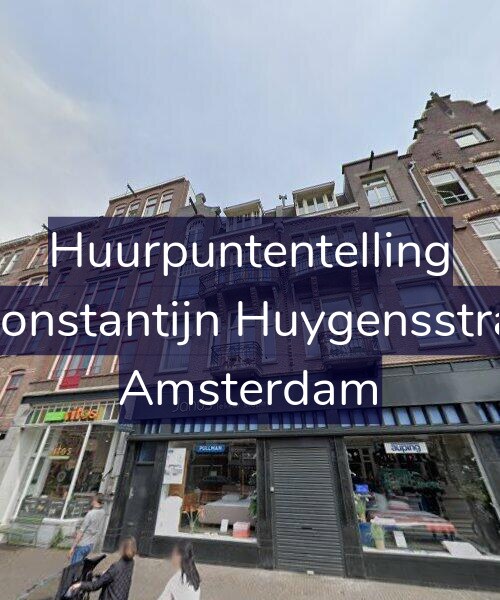 Foto gevel Huurpuntentelling voor Eerste Constantijn Huygensstraat 71-1, Amsterdam