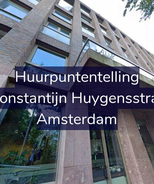 Foto gevel Huurpuntentelling voor Eerste Constantijn Huygensstraat 22-G, Amsterdam