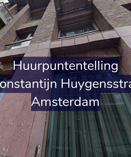 Foto gevel Huurpuntentelling voor Eerste Constantijn Huygensstraat 28-G, Amsterdam