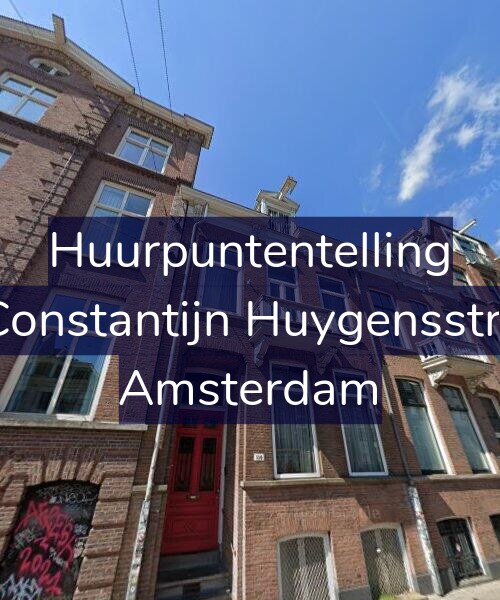 Foto gevel Huurpuntentelling voor Eerste Constantijn Huygensstraat 116, Amsterdam