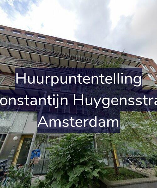 Foto gevel Huurpuntentelling voor Eerste Constantijn Huygensstraat 56-A, Amsterdam