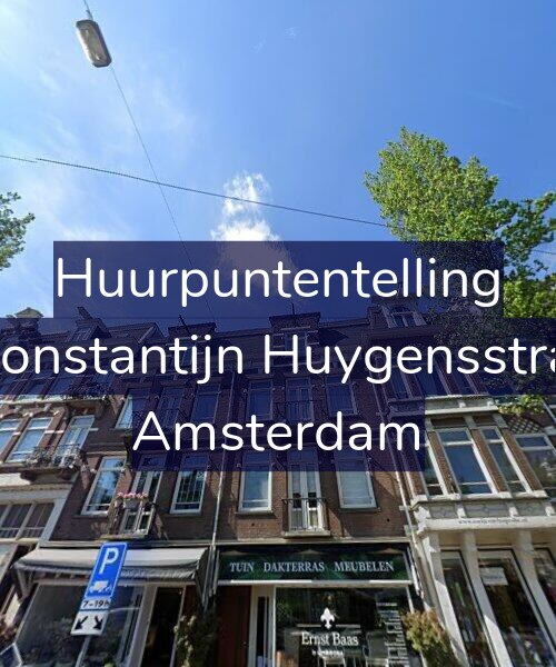 Foto gevel Huurpuntentelling voor Eerste Constantijn Huygensstraat 72-2, Amsterdam