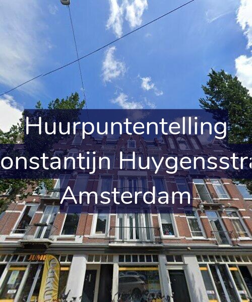 Foto gevel Huurpuntentelling voor Eerste Constantijn Huygensstraat 51-3, Amsterdam