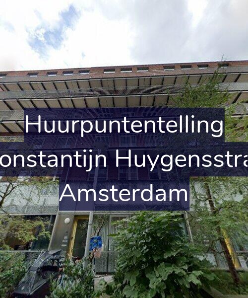 Foto gevel Huurpuntentelling voor Eerste Constantijn Huygensstraat 54-D, Amsterdam