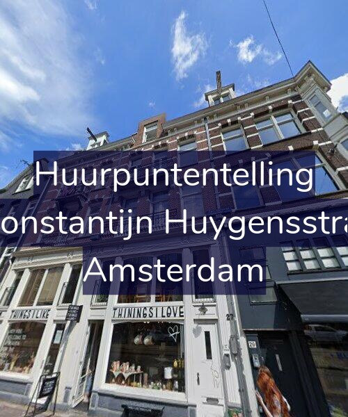 Foto gevel Huurpuntentelling voor Eerste Constantijn Huygensstraat 27-4, Amsterdam