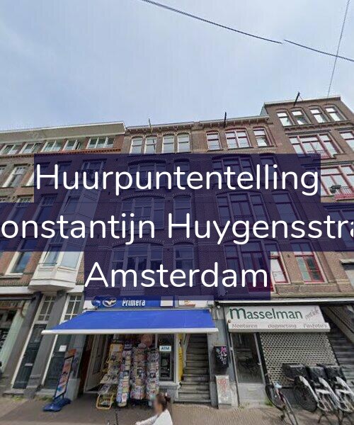 Foto gevel Huurpuntentelling voor Eerste Constantijn Huygensstraat 65-1, Amsterdam