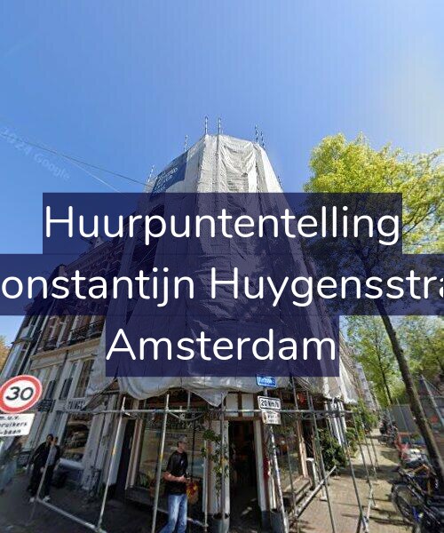 Foto gevel Huurpuntentelling voor Eerste Constantijn Huygensstraat 29-1, Amsterdam