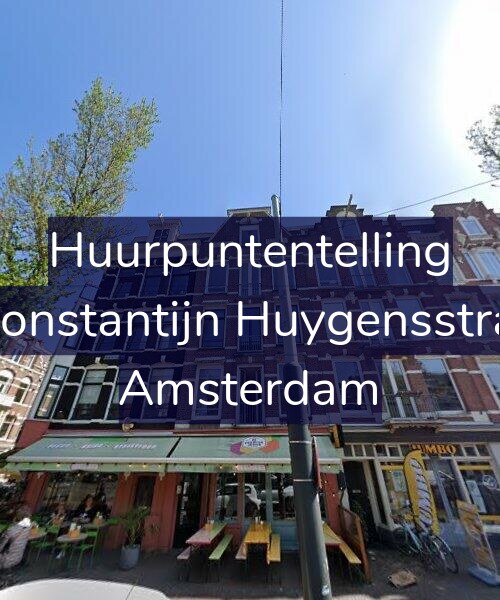 Foto gevel Huurpuntentelling voor Eerste Constantijn Huygensstraat 47-1, Amsterdam