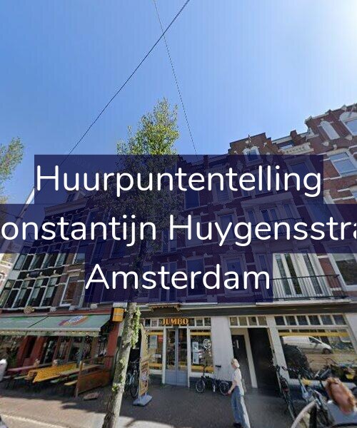 Foto gevel Huurpuntentelling voor Eerste Constantijn Huygensstraat 49-1, Amsterdam