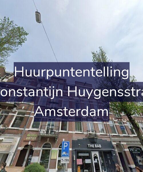 Foto gevel Huurpuntentelling voor Eerste Constantijn Huygensstraat 41-3, Amsterdam