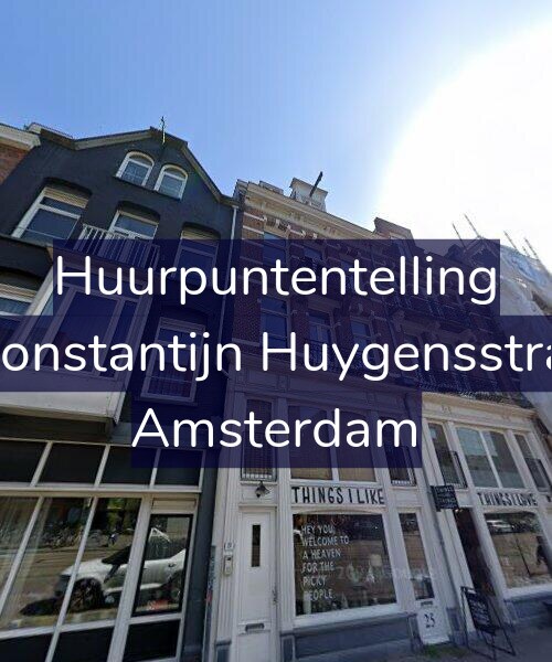Foto gevel Huurpuntentelling voor Eerste Constantijn Huygensstraat 25-1, Amsterdam