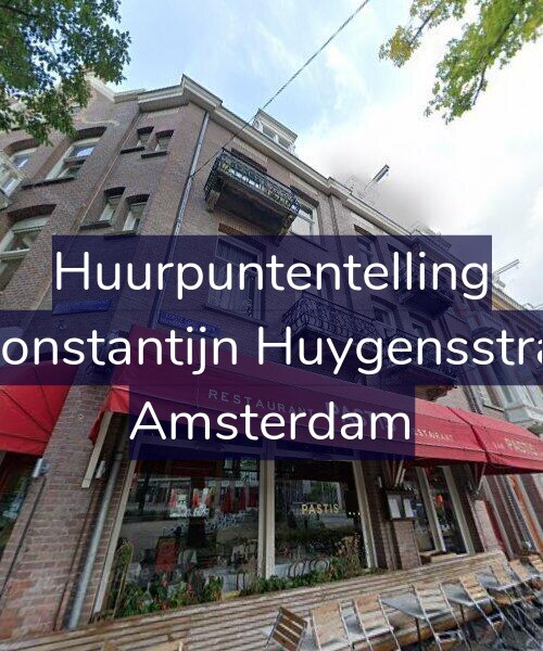 Foto gevel Huurpuntentelling voor Eerste Constantijn Huygensstraat 15-2, Amsterdam