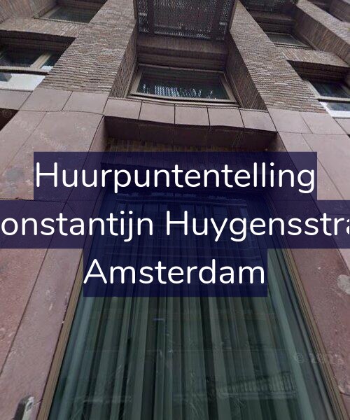 Foto gevel Huurpuntentelling voor Eerste Constantijn Huygensstraat 24-E, Amsterdam
