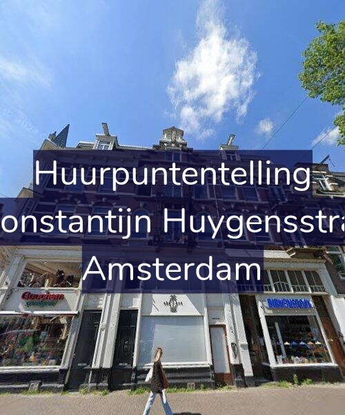 Foto gevel Huurpuntentelling voor Eerste Constantijn Huygensstraat 78-E, Amsterdam
