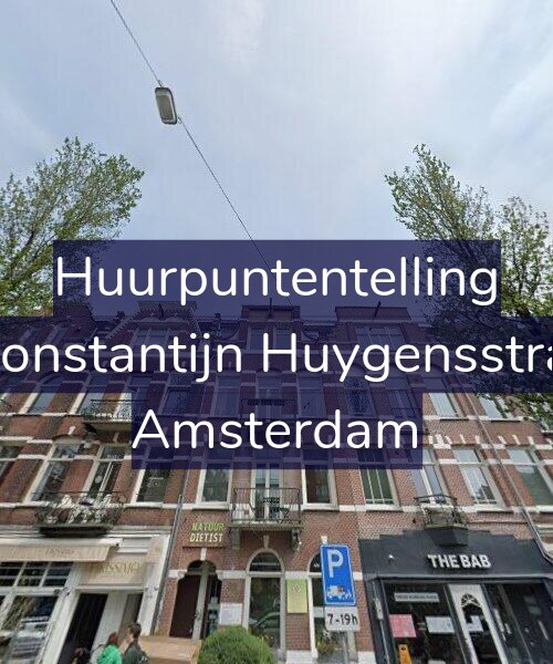 Foto gevel Huurpuntentelling voor Eerste Constantijn Huygensstraat 39-2, Amsterdam