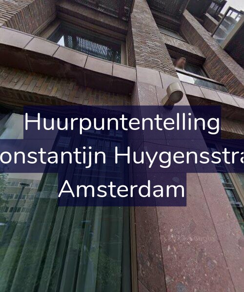 Foto gevel Huurpuntentelling voor Eerste Constantijn Huygensstraat 32-B, Amsterdam