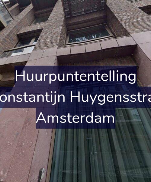 Foto gevel Huurpuntentelling voor Eerste Constantijn Huygensstraat 28-D, Amsterdam