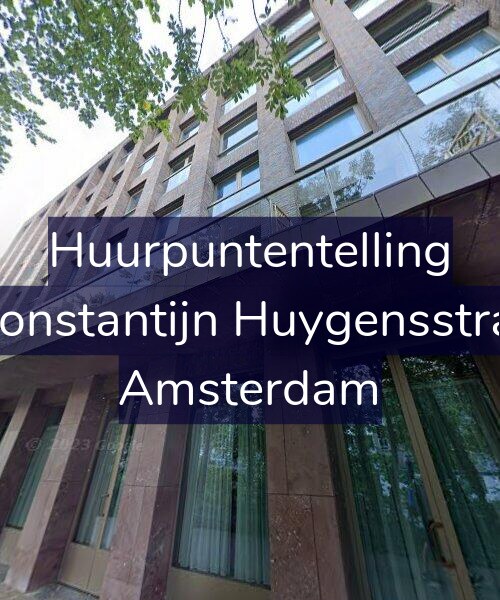 Foto gevel Huurpuntentelling voor Eerste Constantijn Huygensstraat 22-B, Amsterdam